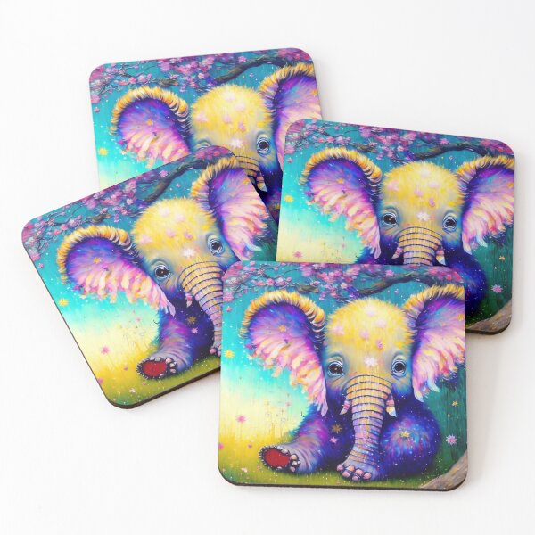 Item preview, A very pretty cute magical baby elephant designed and sold by M-Y-A-R-T-.