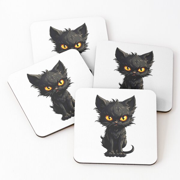 Item preview, Halloween Scary Gothic Cat: Bewitching Feline Elegance designed and sold by hamishby.