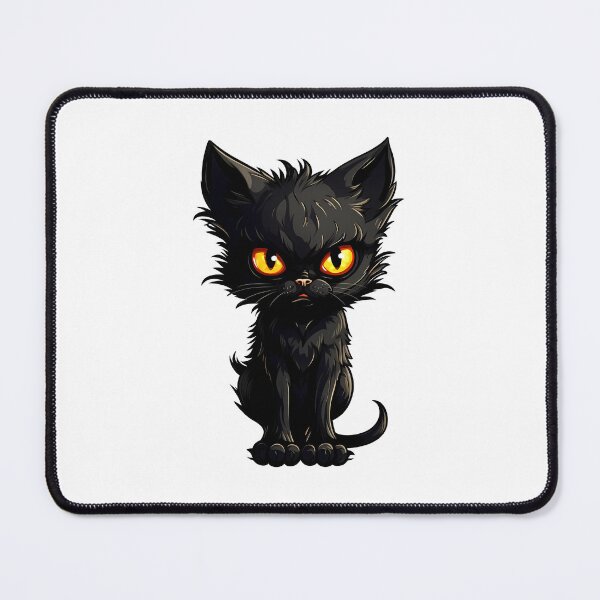 Item preview, Halloween Scary Gothic Cat: Bewitching Feline Elegance designed and sold by hamishby.