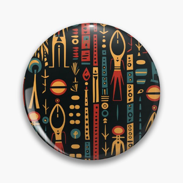 Item preview, African tribal abstract style designed and sold by annabubster.