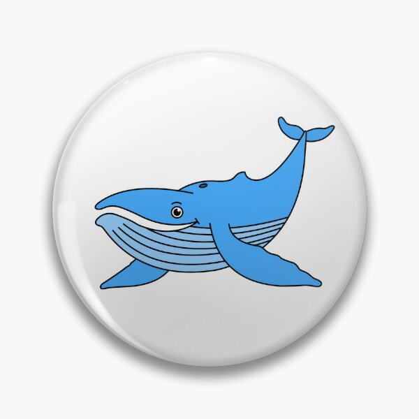 Item preview, Smiling Whale cute happy animal  designed and sold by micarto.