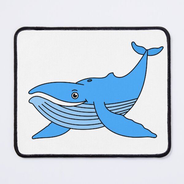 Item preview, Smiling Whale cute happy animal designed and sold by micarto.