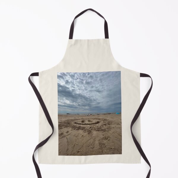 Item preview, Beach makes you happy - smiling face drawn in sand designed and sold by Binas-gallery.