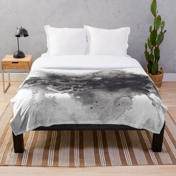 Item preview, Abstract expressive black watercolor stain designed and sold by MTShoppingLine.