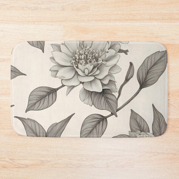 Item preview, flowers and leaves in classic lithographic style designed and sold by twisted-dot.
