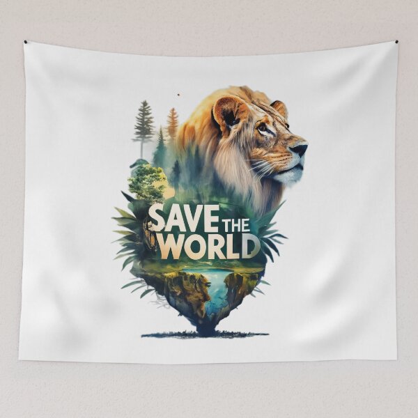 Item preview, Save the world, endangered animal species designed and sold by emaga.