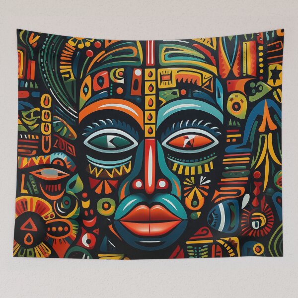 Item preview, African tribal abstract style designed and sold by annabubster.