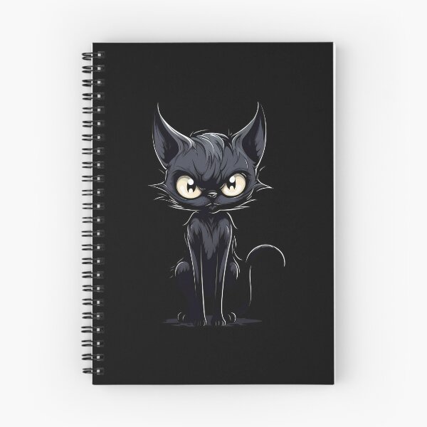 Item preview, Halloween Scary Gothic Cat: Bewitching Feline Elegance designed and sold by hamishby.