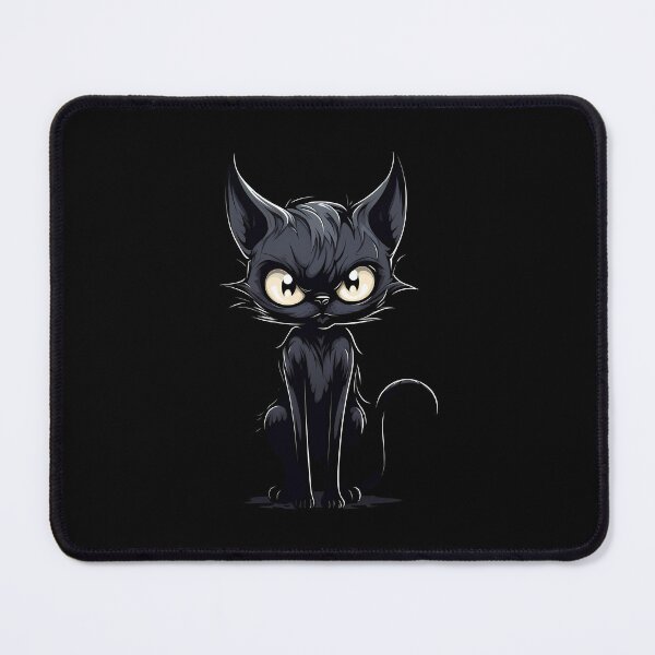 Item preview, Halloween Scary Gothic Cat: Bewitching Feline Elegance designed and sold by hamishby.