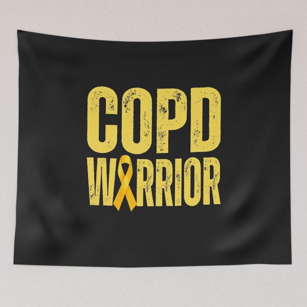 Item preview, COPD warrior wear  gold in support designed and sold by erozzz.