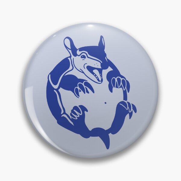 Item preview, Chonker Armadillo is happy in blue ink designed and sold by martodesign.