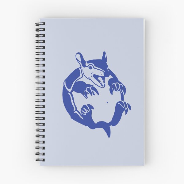 Artikelvorschau, Chonker Armadillo freut sich in blauer Tinte entworfen und verkauft von martodesign.