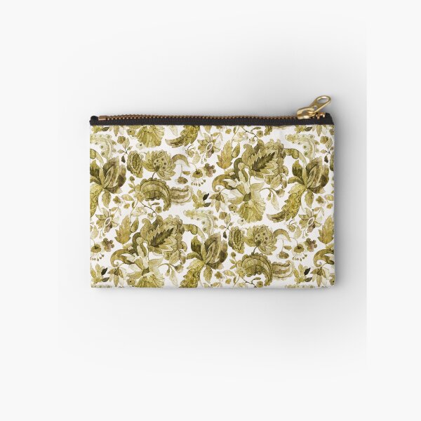 Item preview, Jacobean flower ramage watercolor designed and sold by Alessandro Remo Mazzoni Remotextiles.