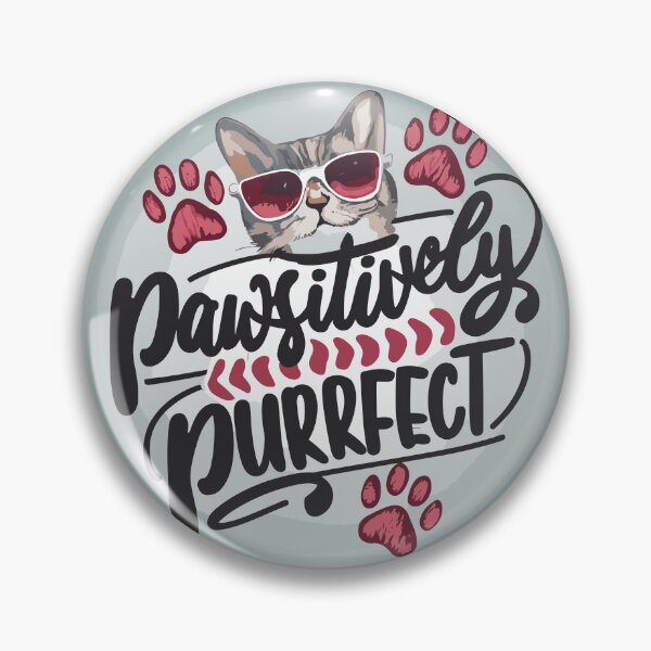 Item preview, Pawsitively Purrfect Cute Cat Pun - Pets Puns and Quotes designed and sold by CoffeeJoeMugs.
