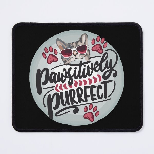 Item preview, Pawsitively Purrfect Cute Cat Pun - Pets Puns and Quotes designed and sold by CoffeeJoeMugs.