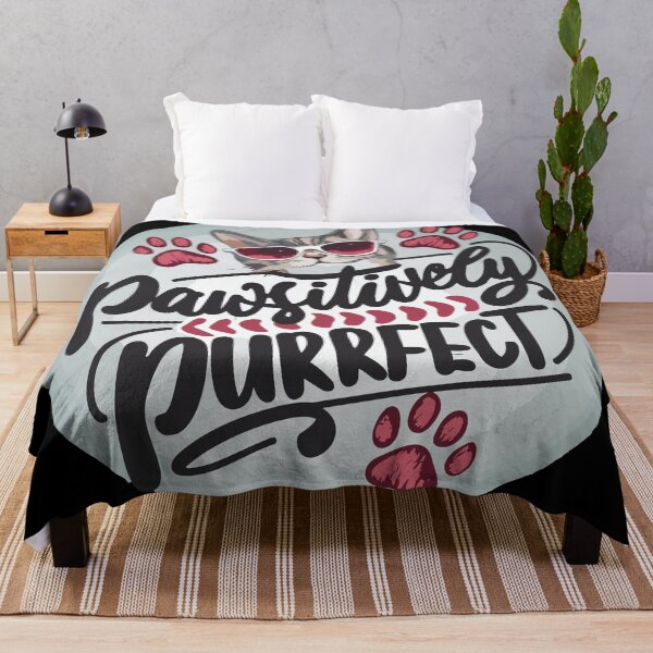Item preview, Pawsitively Purrfect Cute Cat Pun - Pets Puns and Quotes designed and sold by CoffeeJoeMugs.