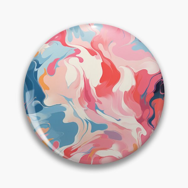 Item preview, Pink & Blue Colorful Wave Pattern designed and sold by ToonBrunnette.