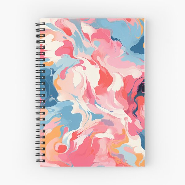 Item preview, Pink & Blue Colorful Wave Pattern designed and sold by ToonBrunnette.