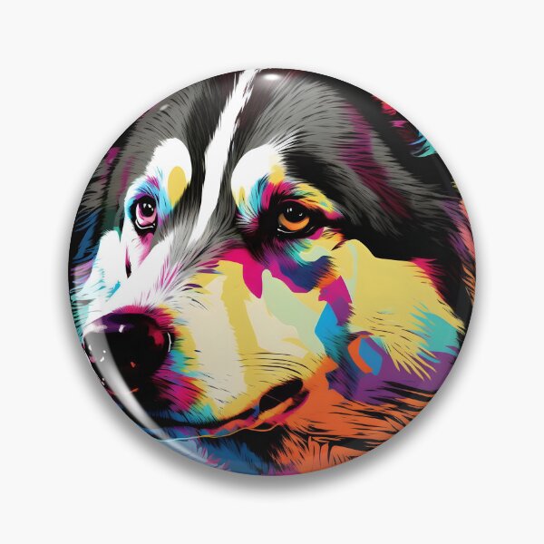 Item preview, Perro Husky Estilo Pop Art designed and sold by Je-we.