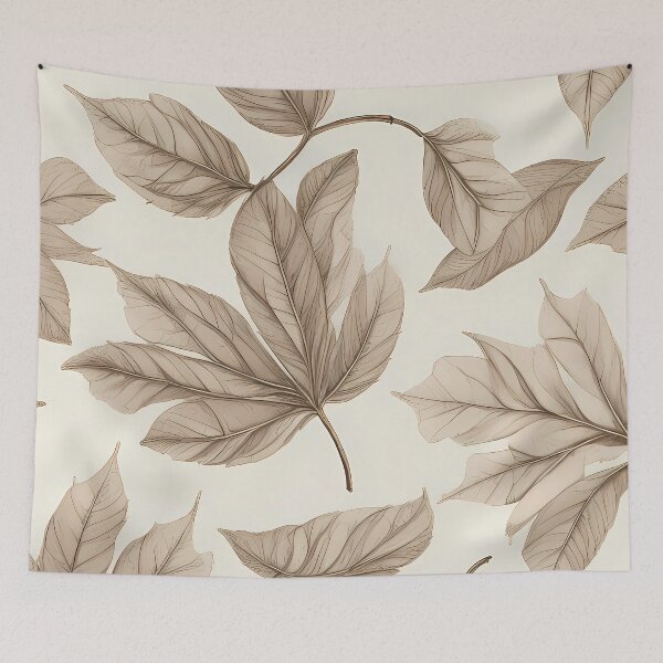 Item preview, Leaves pattern in classic lithographic style designed and sold by twisted-dot.