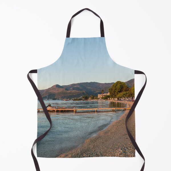 Item preview, Golden Sunrise Serenity: Nidri Beach, Lefkada – Tranquil Morning Bliss designed and sold by JoSowden.