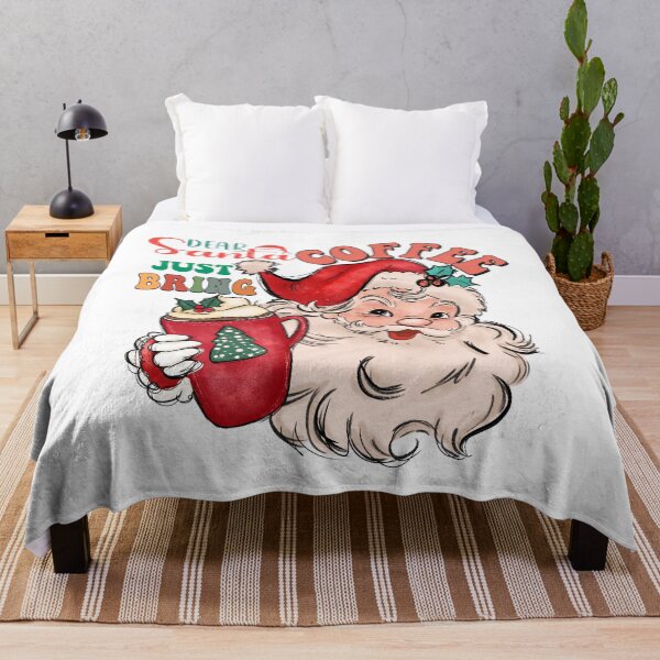 Item preview, Funny Graphic Dear Santa Just Bring Coffee Happy Christmas designed and sold by AME ⭐⭐⭐⭐⭐.
