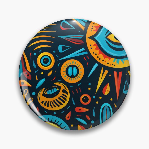 Item preview, African tribal abstract style designed and sold by annabubster.