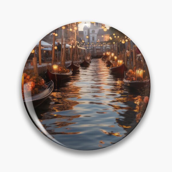 Item preview, City Skyline at Twilight with Illuminated Buildings and Reflection on a River designed and sold by Domitian Tincaba.