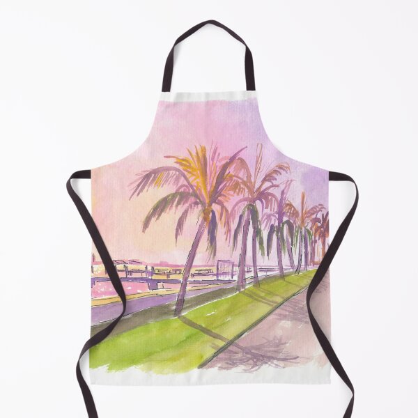Item preview, Sunset on Palm Beach Florida Lake and Bikeway designed and sold by artshop77.