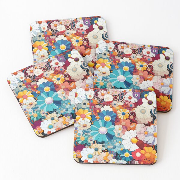 Item preview, Colorful Flower Wave Pattern designed and sold by ToonBrunnette.
