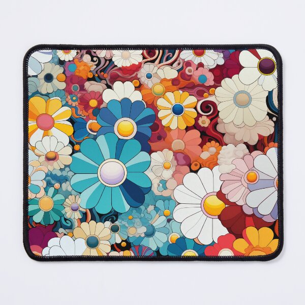 Item preview, Colorful Flower Wave Pattern designed and sold by ToonBrunnette.