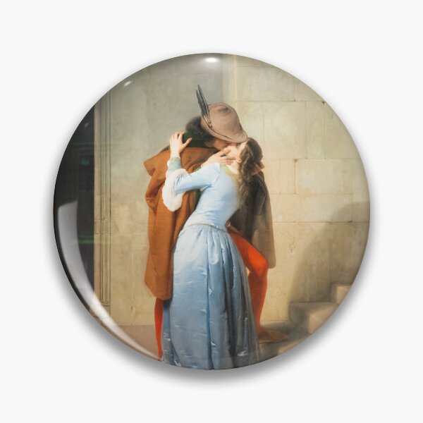 Item preview, Milan, Italy - Brera antique painting museum. The Kiss - Il Bacio - by Francesco Hayez, 1859 designed and sold by Paolo Modena Photography    -   Fine Italian Art.
