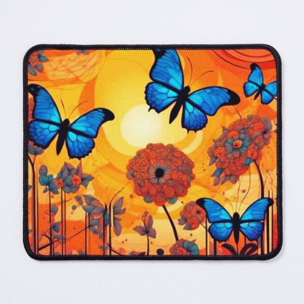 Item preview, Butterflies in the garden at sunset designed and sold by George Hutton Hunter.