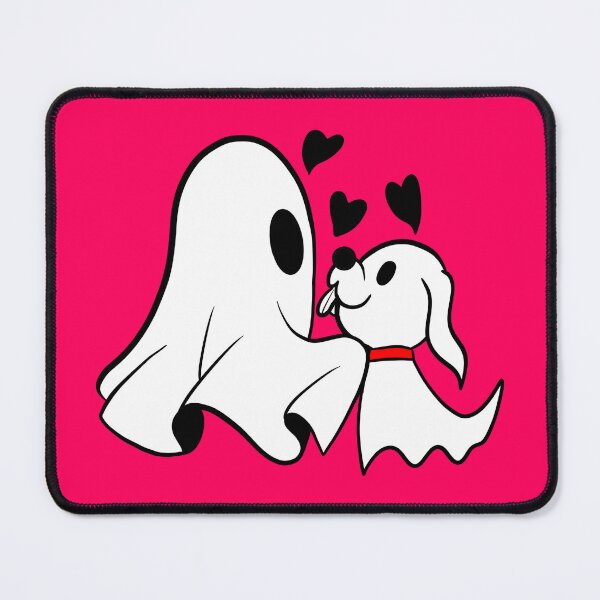 Item preview, Ghost Just Living and Having Fun with his Dog designed and sold by Charcoalart.
