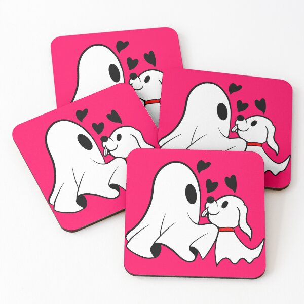 Item preview, Ghost Just Living and Having Fun with his Dog designed and sold by Charcoalart.