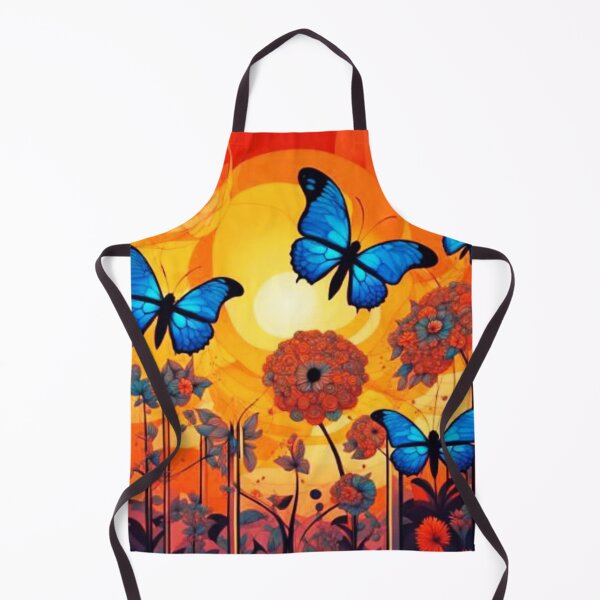 Item preview, Butterflies in the garden at sunset designed and sold by George Hutton Hunter.