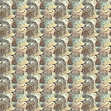 Artwork thumbnail, Eagle Array Pattern by Poetic Patterns Studio
