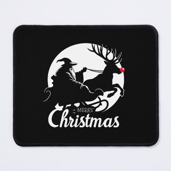 Item preview, Merry Christmas - Mystical Figure on Santa's Sledge - Fantasy designed and sold by Fenay Designs.