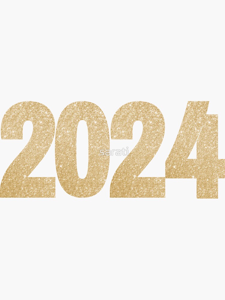 2024 Year Aesthetic Sticker For Sale By Sarati Redbubble   Bg,f8f8f8 Flat,750x,075,f Pad,750x1000,f8f8f8 