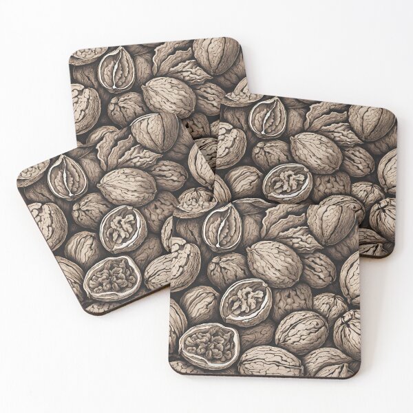 Item preview, Pile of walnuts in classic lithographic style designed and sold by twisted-dot.
