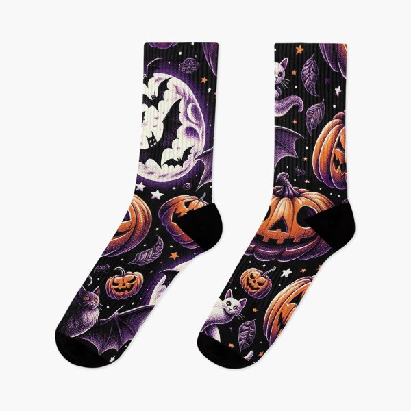 Item preview, Spooky Halloween Pattern - Embrace the Haunting Vibes designed and sold by The-Library.