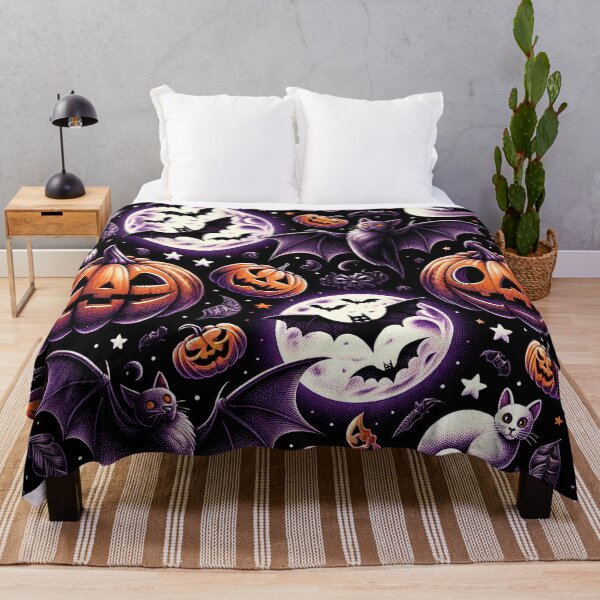 Item preview, Spooky Halloween Pattern - Embrace the Haunting Vibes designed and sold by The-Library.