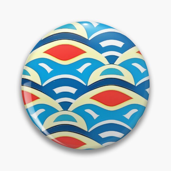 Item preview, Japanese wave pattern designed and sold by Boru-Atisuto.