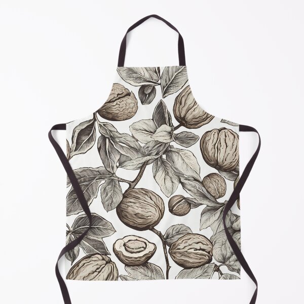 Item preview, Leaves and walnuts pattern in classic lithographic style designed and sold by twisted-dot.