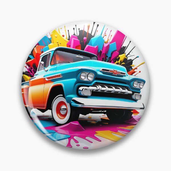 Item preview, Flashy chevy Apache classic vintage pickup truck 1959 designed and sold by Martymcflay.