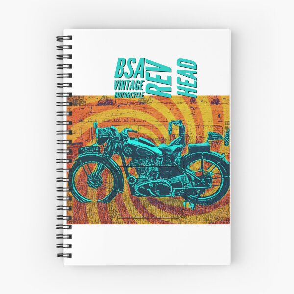 Item preview, BSA VINTAGE MOTORCYCLE REV HEAD  designed and sold by Opalbluerose.