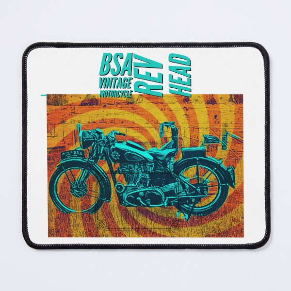 Item preview, BSA VINTAGE MOTORCYCLE REV HEAD  designed and sold by Opalbluerose.