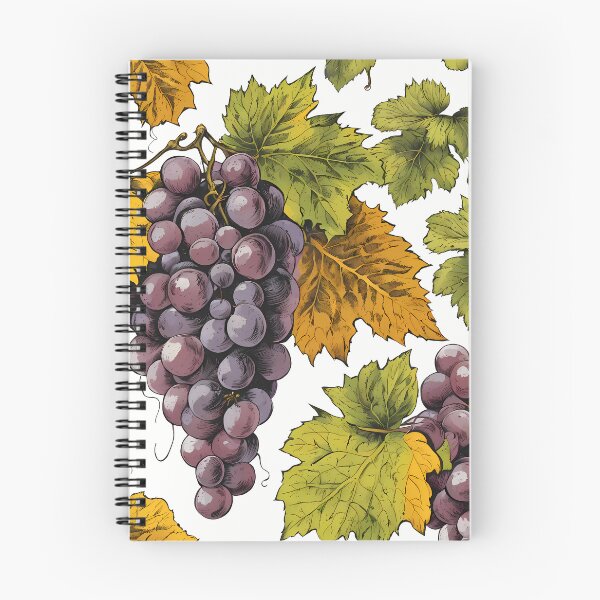 Item preview, Grapes and leaves in classic lithographic style designed and sold by twisted-dot.
