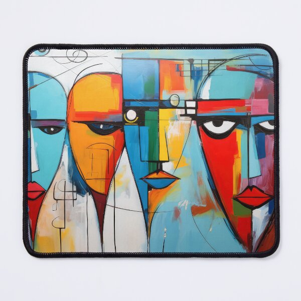 Item preview, Abstract Painterly Faces designed and sold by Visual-Elixir.