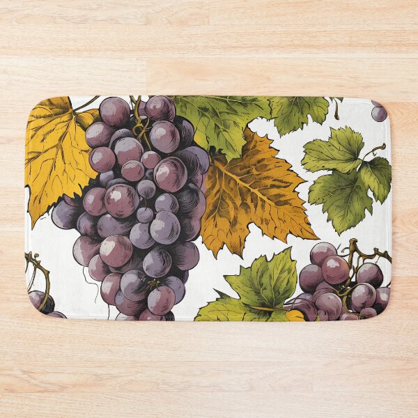 Item preview, Grapes and leaves in classic lithographic style designed and sold by twisted-dot.